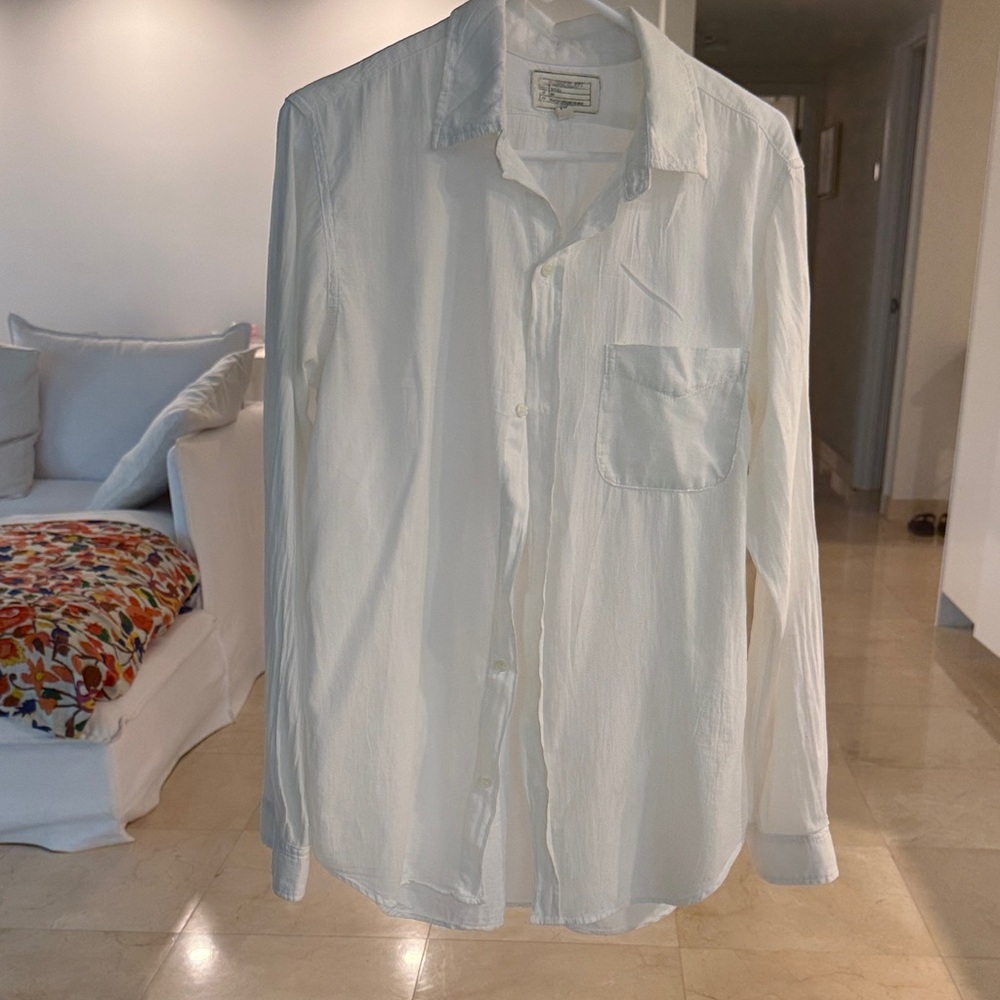 Current Elliott white cotton long sleeve size 2 (med)